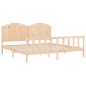 vidaXL Estructura de cama con cabecero madera maciza 200x200 cm