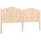 vidaXL Estructura de cama con cabecero madera maciza 200x200 cm