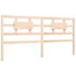 vidaXL Estructura de cama con cabecero madera maciza 200x200 cm