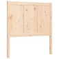 vidaXL Estructura de cama individual con cabecero madera maciza vidaXL Estructura de cama individual con cabecero madera maciza