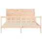 vidaXL Estructura de cama con cabecero madera maciza 160x200 cm vidaXL Estructura de cama con cabecero madera maciza 160x200 cm