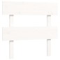 vidaXL Estructura de cama con cabecero madera maciza blanco 100x200 cm vidaXL Estructura de cama con cabecero madera maciza blanco 100x200 cm