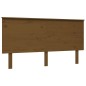 vidaXL Estructura de cama matrimonio con cabecero madera marrón miel vidaXL Estructura de cama matrimonio con cabecero madera marrón miel