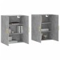 vidaXL Armario de pared 2 unidades gris hormigón 69,5x34x90 cm vidaXL Armario de pared 2 unidades gris hormigón 69,5x34x90 cm