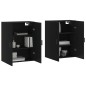 vidaXL Armarios de pared 2 unidades negro 69,5x34x90 cm vidaXL Armarios de pared 2 unidades negro 69,5x34x90 cm