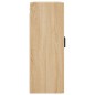 vidaXL Armario de pared 2 unidades roble Sonoma 69,5x34x90 cm vidaXL Armario de pared 2 unidades roble Sonoma 69,5x34x90 cm