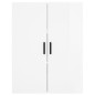 vidaXL Armario de pared 2 unidades blanco brillante 69,5x34x90 cm