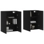 vidaXL Armarios de pared 2 unidades negro 69,5x34x90 cm vidaXL Armarios de pared 2 unidades negro 69,5x34x90 cm