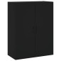 vidaXL Armarios de pared 2 unidades negro 69,5x34x90 cm vidaXL Armarios de pared 2 unidades negro 69,5x34x90 cm