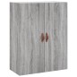 vidaXL Aparador alto madera contrachapada gris sonoma 69,5x34x180 cm vidaXL Aparador alto madera contrachapada gris sonoma 69,5x34x180 cm