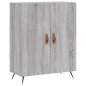 vidaXL Aparador alto madera contrachapada gris sonoma 69,5x34x180 cm vidaXL Aparador alto madera contrachapada gris sonoma 69,5x34x180 cm