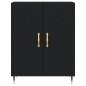 vidaXL Aparador alto madera contrachapada negro 69,5x34x180 cm vidaXL Aparador alto madera contrachapada negro 69,5x34x180 cm