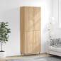 vidaXL Aparador alto madera contrachapada color roble 69,5x34x180 cm vidaXL Aparador alto madera contrachapada color roble 69,5x34x180 cm