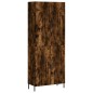 vidaXL Aparador alto madera contrachapada roble ahumado 69,5x34x180 cm vidaXL Aparador alto madera contrachapada roble ahumado 69,5x34x180 cm