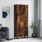 vidaXL Aparador alto madera contrachapada roble ahumado 69,5x34x180 cm vidaXL Aparador alto madera contrachapada roble ahumado 69,5x34x180 cm