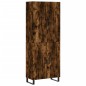 vidaXL Aparador alto madera contrachapada roble ahumado 69,5x34x180 cm vidaXL Aparador alto madera contrachapada roble ahumado 69,5x34x180 cm