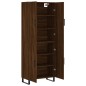 vidaXL Aparador alto madera contrachapada marrón roble 69,5x34x180 cm vidaXL Aparador alto madera contrachapada marrón roble 69,5x34x180 cm