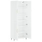 vidaXL Aparador alto madera contrachapada blanco brillo 69,5x34x180 cm vidaXL Aparador alto madera contrachapada blanco brillo 69,5x34x180 cm