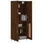 vidaXL Aparador alto madera contrachapada marrón roble 69,5x34x180 cm vidaXL Aparador alto madera contrachapada marrón roble 69,5x34x180 cm