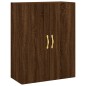 vidaXL Aparador alto madera contrachapada marrón roble 69,5x34x180 cm vidaXL Aparador alto madera contrachapada marrón roble 69,5x34x180 cm