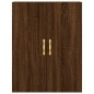 vidaXL Aparador alto madera contrachapada marrón roble 69,5x34x180 cm vidaXL Aparador alto madera contrachapada marrón roble 69,5x34x180 cm