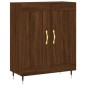 vidaXL Aparador alto madera contrachapada marrón roble 69,5x34x180 cm vidaXL Aparador alto madera contrachapada marrón roble 69,5x34x180 cm