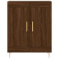 vidaXL Aparador alto madera contrachapada marrón roble 69,5x34x180 cm
