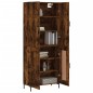 vidaXL Aparador alto madera contrachapada roble ahumado 69,5x34x180 cm vidaXL Aparador alto madera contrachapada roble ahumado 69,5x34x180 cm