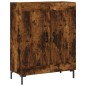 vidaXL Aparador alto madera contrachapada roble ahumado 69,5x34x180 cm vidaXL Aparador alto madera contrachapada roble ahumado 69,5x34x180 cm