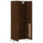 vidaXL Aparador alto madera contrachapada marrón roble 69,5x34x180 cm vidaXL Aparador alto madera contrachapada marrón roble 69,5x34x180 cm