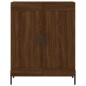 vidaXL Aparador alto madera contrachapada marrón roble 69,5x34x180 cm vidaXL Aparador alto madera contrachapada marrón roble 69,5x34x180 cm