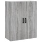 vidaXL Aparador alto madera contrachapada gris sonoma 69,5x34x180 cm vidaXL Aparador alto madera contrachapada gris sonoma 69,5x34x180 cm
