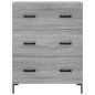 vidaXL Aparador alto madera contrachapada gris sonoma 69,5x34x180 cm vidaXL Aparador alto madera contrachapada gris sonoma 69,5x34x180 cm