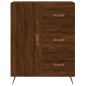 vidaXL Aparador alto madera contrachapada marrón roble 69,5x34x180 cm vidaXL Aparador alto madera contrachapada marrón roble 69,5x34x180 cm