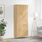 vidaXL Aparador alto madera contrachapada color roble 69,5x34x180 cm vidaXL Aparador alto madera contrachapada color roble 69,5x34x180 cm