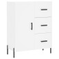 vidaXL Aparador alto madera contrachapada blanco 69,5x34x180 cm vidaXL Aparador alto madera contrachapada blanco 69,5x34x180 cm