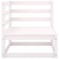 vidaXL Set de salón de jardín de 9 piezas blanco madera maciza de pino vidaXL Set de salón de jardín de 9 piezas blanco madera maciza de pino