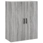 vidaXL Aparador alto madera contrachapada gris sonoma 69,5x34x180 cm vidaXL Aparador alto madera contrachapada gris sonoma 69,5x34x180 cm