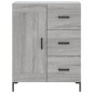 vidaXL Aparador alto madera contrachapada gris sonoma 69,5x34x180 cm vidaXL Aparador alto madera contrachapada gris sonoma 69,5x34x180 cm