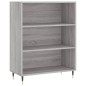 vidaXL Aparador alto madera contrachapada gris sonoma 69,5x34x180 cm vidaXL Aparador alto madera contrachapada gris sonoma 69,5x34x180 cm