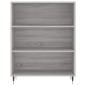 vidaXL Aparador alto madera contrachapada gris sonoma 69,5x34x180 cm vidaXL Aparador alto madera contrachapada gris sonoma 69,5x34x180 cm