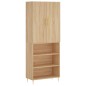 vidaXL Aparador alto madera contrachapada color roble 69,5x34x180 cm vidaXL Aparador alto madera contrachapada color roble 69,5x34x180 cm