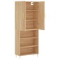 vidaXL Aparador alto madera contrachapada color roble 69,5x34x180 cm vidaXL Aparador alto madera contrachapada color roble 69,5x34x180 cm