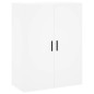 vidaXL Aparador alto madera contrachapada blanco 69,5x34x180 cm vidaXL Aparador alto madera contrachapada blanco 69,5x34x180 cm
