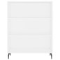 vidaXL Aparador alto madera contrachapada blanco 69,5x34x180 cm vidaXL Aparador alto madera contrachapada blanco 69,5x34x180 cm