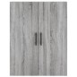 vidaXL Aparador alto madera contrachapada gris sonoma 69,5x34x180 cm vidaXL Aparador alto madera contrachapada gris sonoma 69,5x34x180 cm