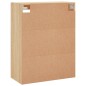 vidaXL Armarios de pared 2 uds madera de ingeniería roble Sonoma vidaXL Armarios de pared 2 uds madera de ingeniería roble Sonoma