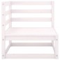 vidaXL Set de salón de jardín de 9 piezas blanco madera maciza de pino vidaXL Set de salón de jardín de 9 piezas blanco madera maciza de pino