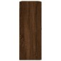 vidaXL Armarios de pared 2 uds madera de ingeniería marrón roble