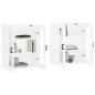 vidaXL Armarios de pared 2 uds madera de ingeniería blanco vidaXL Armarios de pared 2 uds madera de ingeniería blanco
